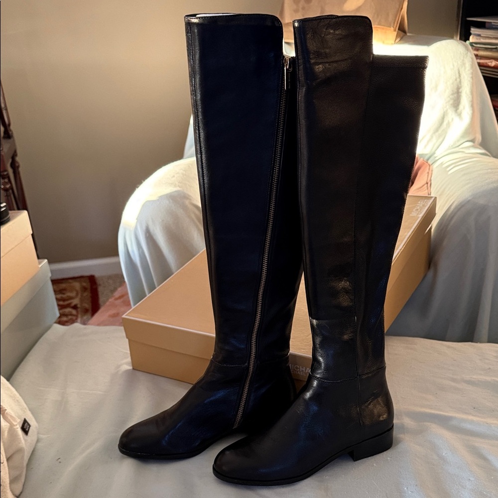 MICHAEL Michael Kors Black Over the Knee Boots